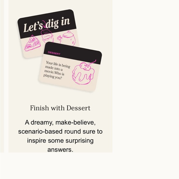 Our Place Let’s Dig In Conversation Starter Dinner Party Game - Picture 9 of 13